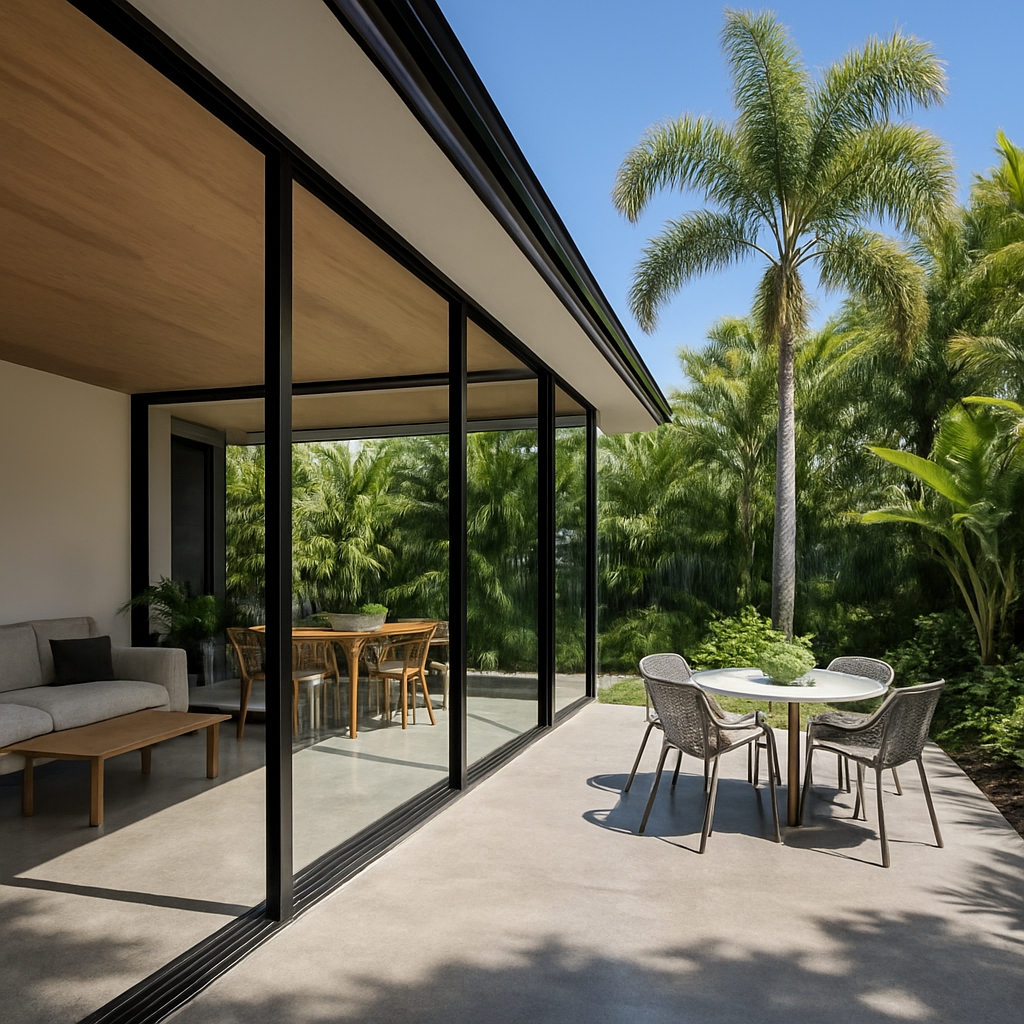 Renovated Queensland home with modern extension and tropical outdoor entertaining area